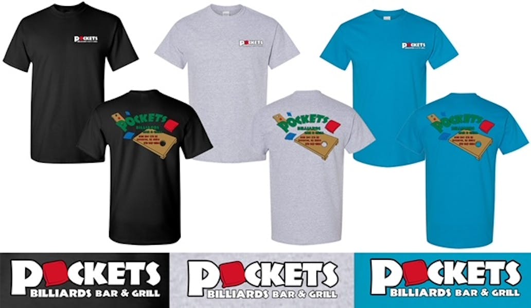 Cornhole TShirt Pockets Billiards Pool & Billiard Hall in